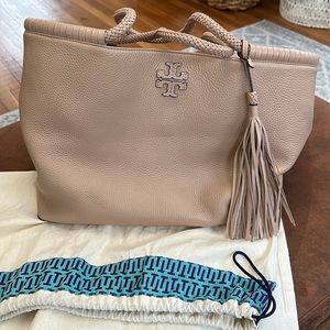 Nude Tory Burch Tote ( Taylor Tote )